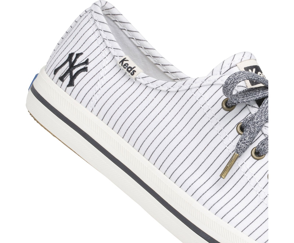 Womens Keds Sneakers - Kickstart MLB® - White - 0218-IFXUD